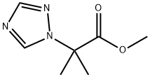 METHYL 2-METHYL-2-(1H-1,2,4-TRIAZOL-1-YL)PROPANOATE Struktur