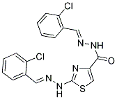 2-[(2E)-2-(2-CHLOROBENZYLIDENE)HYDRAZINO]-N'-[(1E)-(2-CHLOROPHENYL)METHYLENE]-1,3-THIAZOLE-4-CARBOHYDRAZIDE