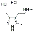 3,5-DIMETHYL-4-(N-METHYL-AMINOETHYL)-1H-PYRAZOLE DIHYDROCHLORIDE Struktur