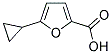 5-CYCLOPROPYL-2-FUROIC ACID Struktur