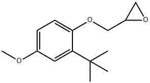 2-[(2-TERT-BUTYL-4-METHOXYPHENOXY)METHYL]OXIRANE Struktur