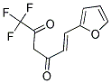 (5E)-1,1,1-TRIFLUORO-6-(2-FURYL)HEX-5-ENE-2,4-DIONE Struktur