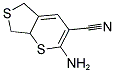 2-AMINO-7,7A-DIHYDRO-5H-THIENO[3,4-B]THIOPYRAN-3-CARBONITRILE Struktur