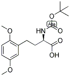 (R)-2-TERT-BUTOXYCARBONYLAMINO-4-(2,5-DIMETHOXY-PHENYL)-BUTYRIC ACID Struktur