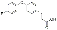 (E)-3-(4-(4-FLUOROPHENOXY)PHENYL)ACRYLIC ACID Struktur