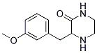 3-(3-METHOXY-BENZYL)-PIPERAZIN-2-ONE Struktur