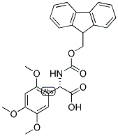 (S)-[(9H-FLUOREN-9-YLMETHOXYCARBONYLAMINO)]-(2,4,5-TRIMETHOXY-PHENYL)-ACETIC ACID Struktur