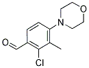 2-CHLORO-3-METHYL-4-MORPHOLIN-4-YL-BENZALDEHYDE Struktur