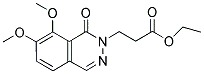 3-(7,8-DIMETHOXY-1-OXO-1H-PHTHALAZIN-2-YL)-PROPIONIC ACID ETHYL ESTER Struktur