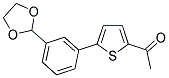 1-(5-[3-(1,3-DIOXOLAN-2-YL)PHENYL]-2-THIENYL)ETHANONE Struktur