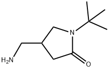 4-(AMINOMETHYL)-1-TERT-BUTYL-2-PYRROLIDINONE Struktur