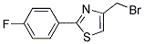 4-BROMOMETHYL-2-(4-FLUORO-PHENYL)-THIAZOLE Struktur