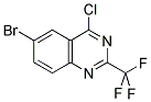 6-BROMO-4-CHLORO-2-TRIFLUOROMETHYL-QUINAZOLINE Struktur