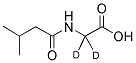 ISOVALERYLGLYCINE-2,2-D2 Struktur