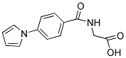 ([4-(1H-PYRROL-1-YL)BENZOYL]AMINO)ACETIC ACID Struktur