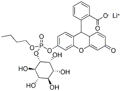 D,L-MYO-INOSITOL-1-(N-BUTYLFLUORESCEINYLPHOSPHATE), LITHIUM SALT Struktur