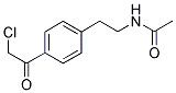 N-[2-[4-(2-CHLOROACETYL)PHENYL]ETHYL]ACETAMIDE Struktur