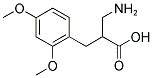 2-AMINOMETHYL-3-(2,4-DIMETHOXY-PHENYL)-PROPIONIC ACID Struktur