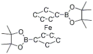 1,1'-FERROCENE DIBORONIC ACID PINACOL ESTER Struktur