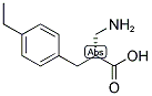 (R)-2-AMINOMETHYL-3-(4-ETHYL-PHENYL)-PROPIONIC ACID Struktur