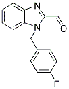 1-(4-FLUOROBENZYL)-1H-BENZIMIDAZOLE-2-CARBALDEHYDE Struktur