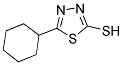 5-CYCLOHEXYL-1,3,4-THIADIAZOL-2-YL HYDROSULFIDE Struktur