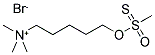 [5-(TRIMETHYLAMMONIUM)PENTYL] METHANETHIOSULFONATE BROMIDE Struktur