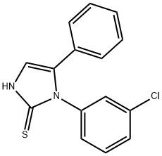 1-(3-CHLOROPHENYL)-5-PHENYL-1H-IMIDAZOLE-2-THIOL Struktur