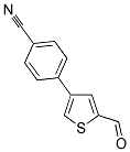 4-(5-FORMYL-3-THIENYL)BENZONITRILE Struktur