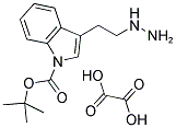 CARBOXY-METHANECARBOXYLATEN'-[2-(1-TERT-BUTOXYCARBONYL-1H-INDOL-3-YL)-ETHYL]-HYDRAZINIUM Struktur