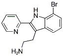 2-(7-BROMO-2-PYRIDIN-2-YL-1H-INDOL-3-YL)-ETHYLAMINE Struktur