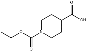 1-(ETHOXYCARBONYL)-4-PIPERIDINECARBOXYLIC ACID Struktur