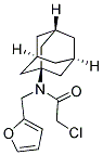 N-1-ADAMANTYL-2-CHLORO-N-(2-FURYLMETHYL)ACETAMIDE Struktur