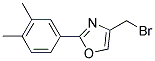 4-BROMOMETHYL-2-(3,4-DIMETHYL-PHENYL)-OXAZOLE Struktur