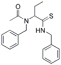 N-BENZYL-N-(1-[(BENZYLAMINO)CARBONOTHIOYL]PROPYL)ACETAMIDE Struktur