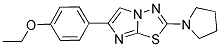 6-(4-ETHOXYPHENYL)-2-PYRROLIDIN-1-YLIMIDAZO[2,1-B][1,3,4]THIADIAZOLE Struktur