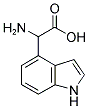 AMINO-(1H-INDOLE-4-YL)-ACETIC ACID Struktur