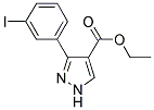 ETHYL-3-(3-IODOPHENYL) PYRAZOLE-4-CARBOXYLATE Struktur