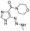 4-({5-[(1E)-3-METHYLTRIAZ-1-ENYL]-1H-IMIDAZOL-4-YL}CARBONYL)MORPHOLINE Struktur