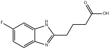 4-(5-FLUORO-1H-BENZOIMIDAZOL-2-YL)-BUTYRIC ACID Struktur