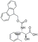 N-FMOC-3-(S)-AMINO-2-(S)-HYDROXY-3-O-TOLYL-PROPIONIC ACID Struktur