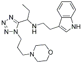 N-[2-(1H-INDOL-3-YL)ETHYL]-1-{1-[3-(4-MORPHOLINYL)PROPYL]-1H-1,2,3,4-TETRAAZOL-5-YL}-1-PROPANAMINE Struktur