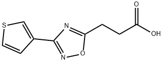 3-(3-THIEN-3-YL-1,2,4-OXADIAZOL-5-YL)PROPANOIC ACID Struktur