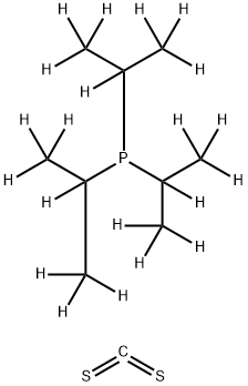 TRI-ISO-PROPYL-D21-PHOSPHINE CARBON DISULFIDE COMPLEX Struktur