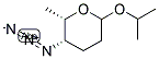 ISOPROPYL 4-AZIDO-2,3,4-TRIDEOXY-L-FUCOPYRANOSIDE Struktur
