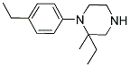 2-ETHYL-1-(4-ETHYLPHENYL)-2-METHYLPIPERAZINE Struktur