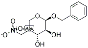 BENZYL 4-C-NITROMETHYLENE-BETA-D-ARABINOPYRANOSIDE Struktur