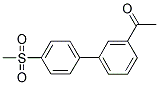 1-[4'-(METHYLSULFONYL)[1,1'-BIPHENYL]-3-YL]ETHANONE Struktur