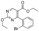 ETHYL-2-ETHOXY-4-(2-BROMOPHENYL) PYRIMIDINE-5-CARBOXYLATE Struktur