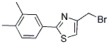 4-BROMOMETHYL-2-(3,4-DIMETHYL-PHENYL)-THIAZOLE Struktur